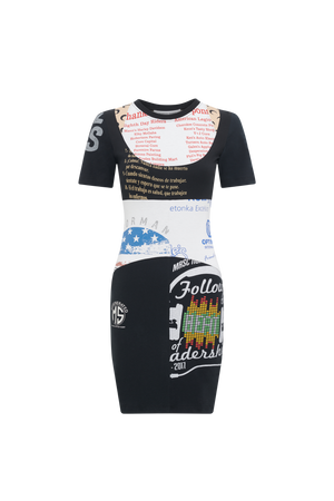 Regenerated Graphic T-Shirt Mini Dress