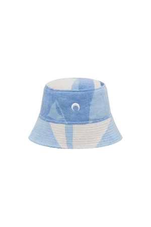 Regenerated Jacquard Towels Bucket Hat - S / BLUEANDWHITE