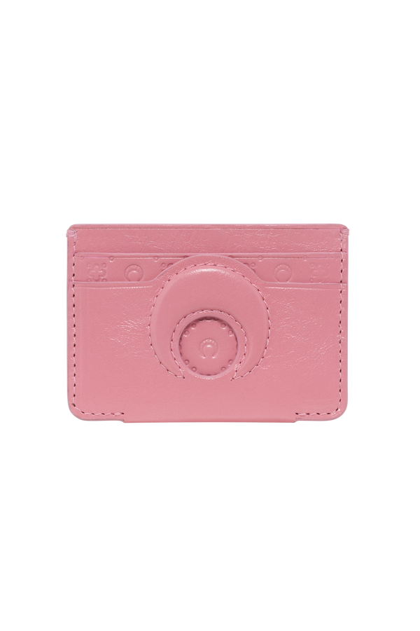 Embossed Leather Card Holder