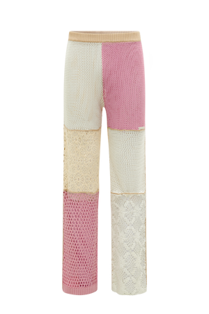 Regenerated Crochet Straight Leg Pants