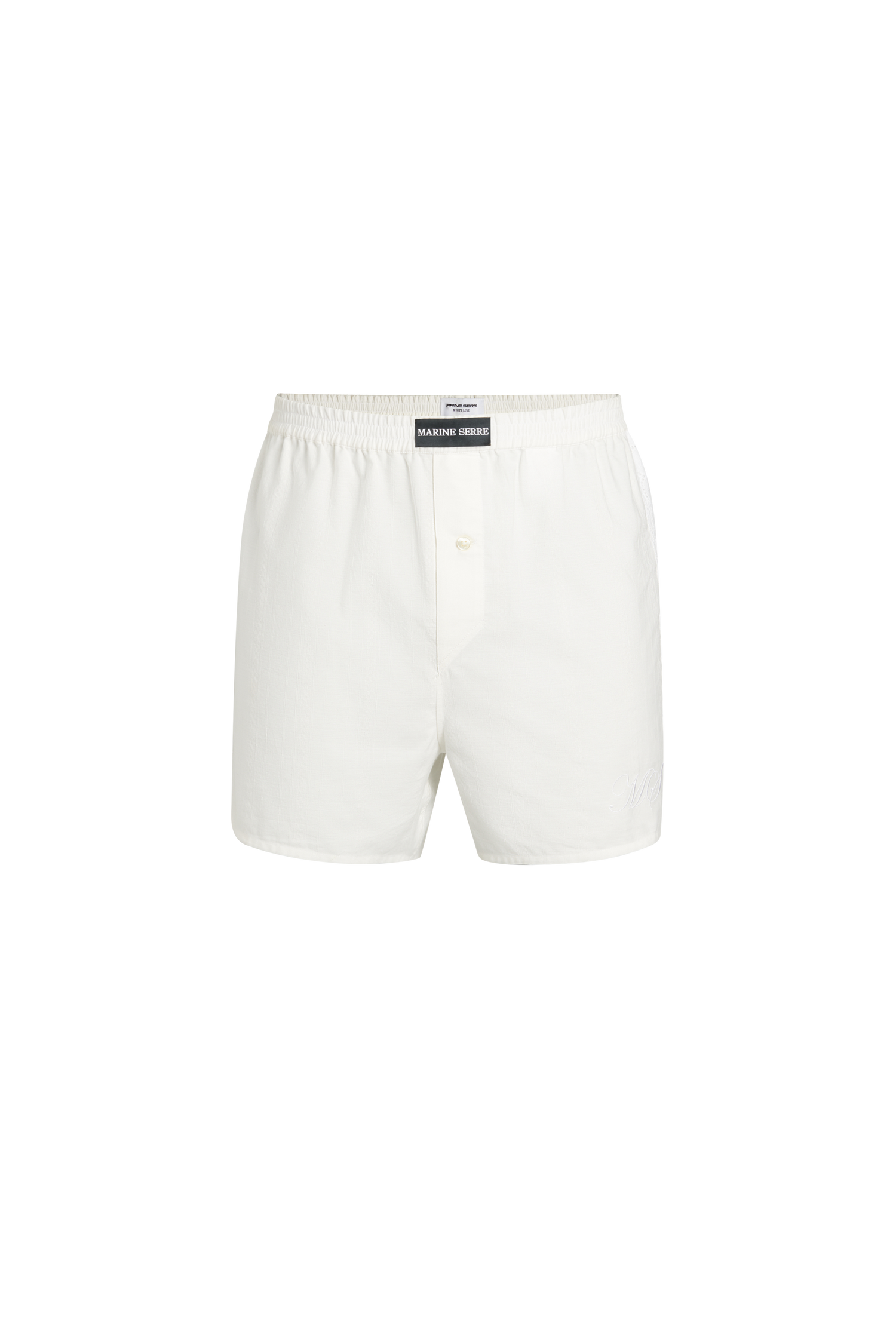 Regenerated Household Linen Shorts