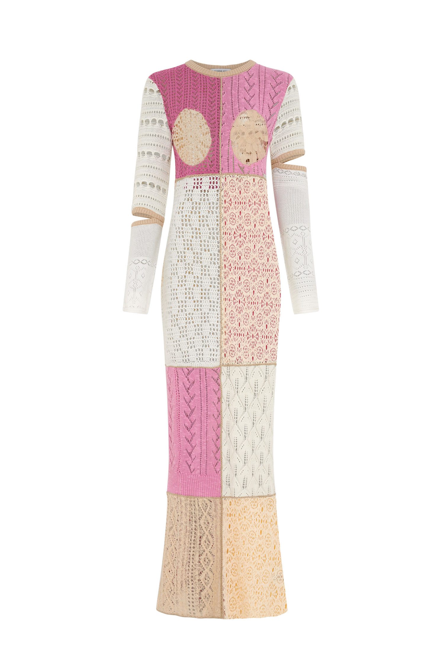 Regenerated Crochet Maxi Dress