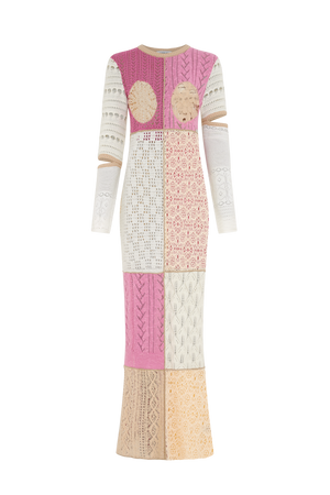 Regenerated Crochet Maxi Dress