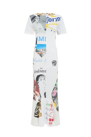 Regenerated Graphic T-Shirt Maxi Dress - M / CORONA