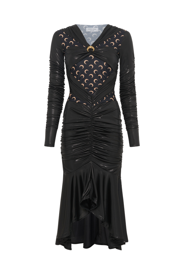 Regenerated Jersey Draped Dress