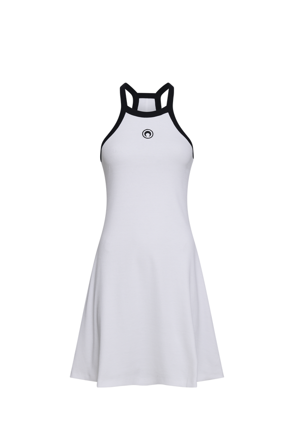 Organic Cotton Rib Flared Dress