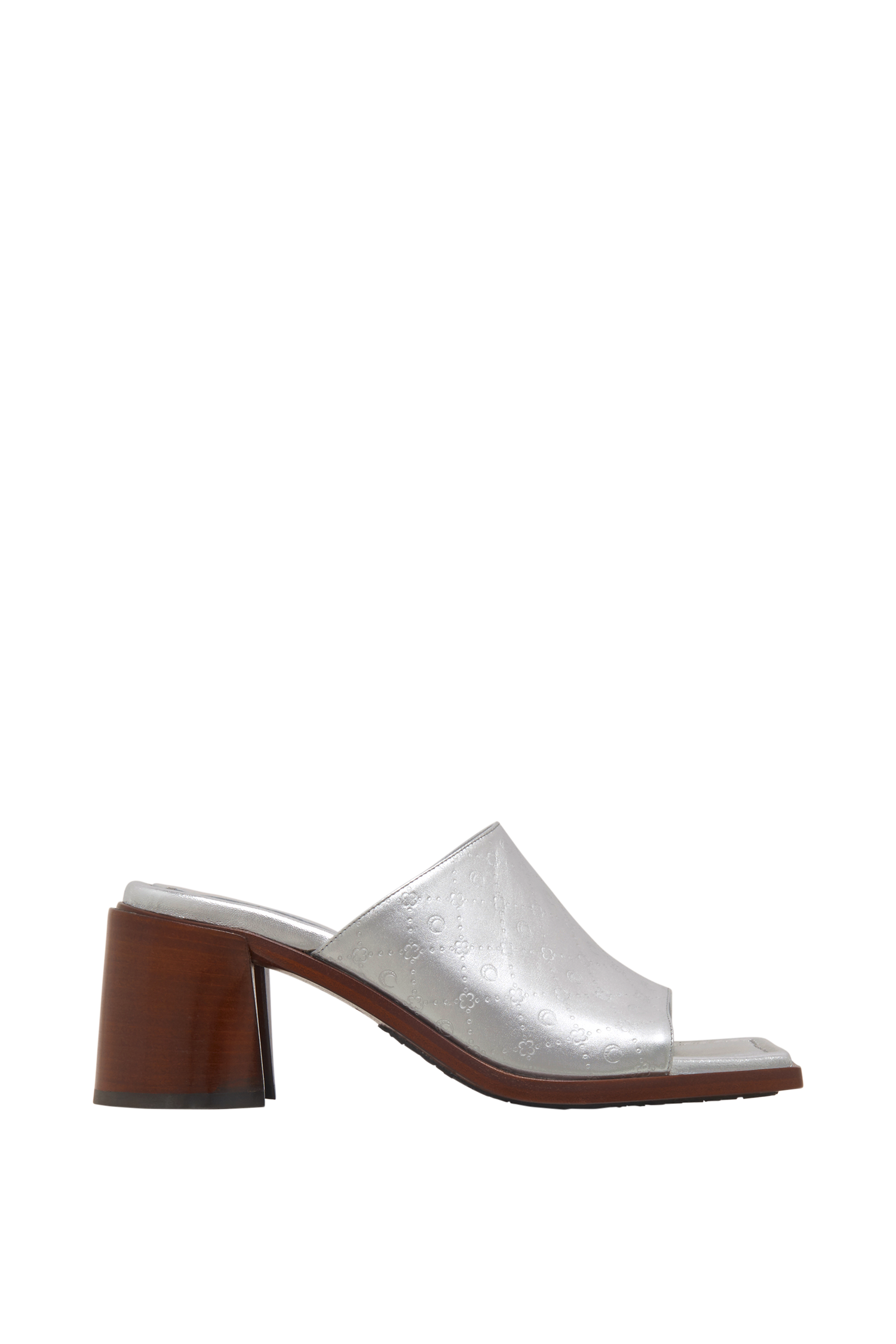 Laminated Leather MS Mules