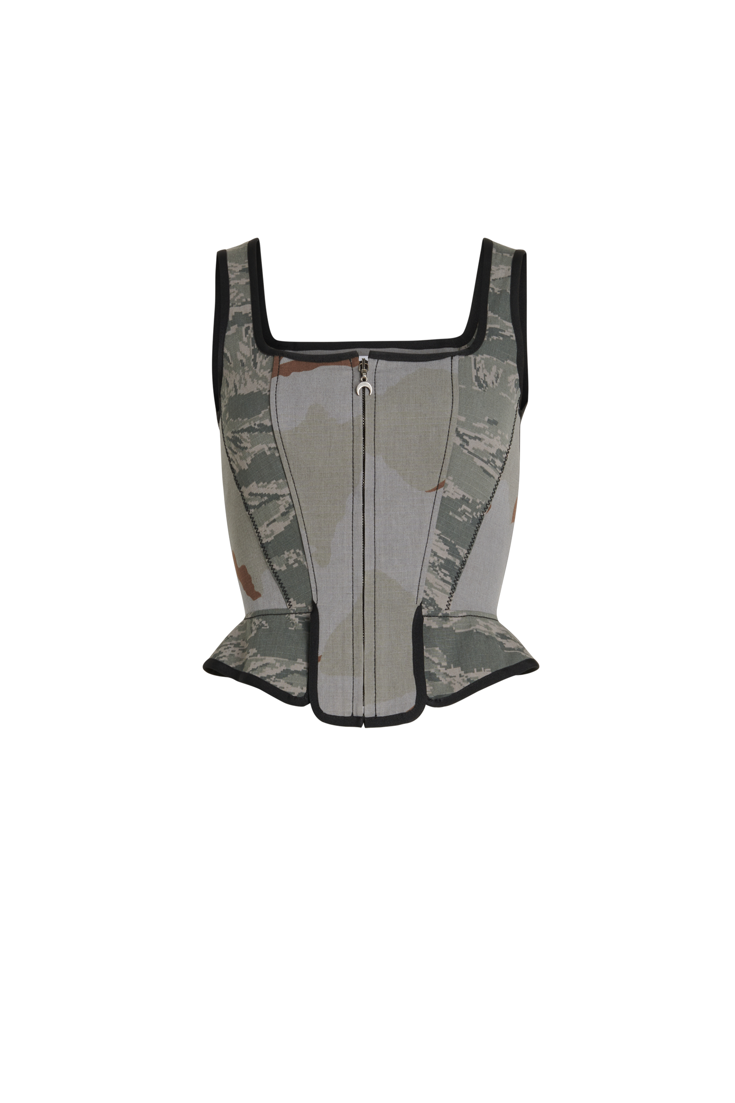 Regenerated Camo Corset