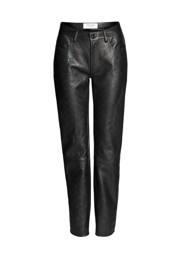 Pantalon cuir homme serré pour adolescent pour automne - Ref