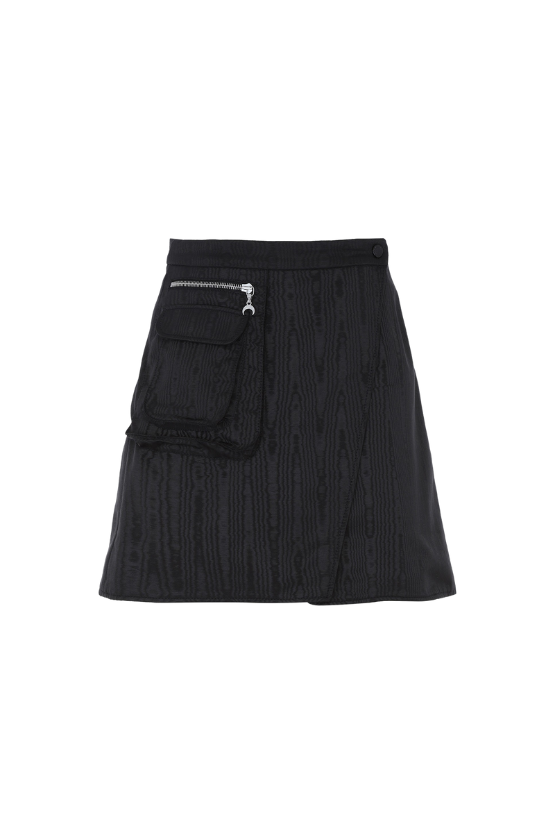 Survival Cycling Moire Mini Skirt • Marine Serre