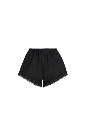 REGENERATED HOUSEHOLD LINEN SHORTS