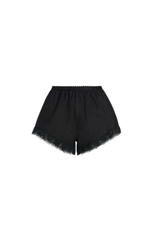 REGENERATED HOUSEHOLD LINEN SHORTS