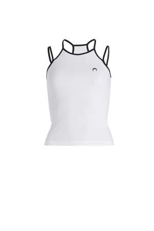 Organic Cotton Tennis Court Top • Marine Serre