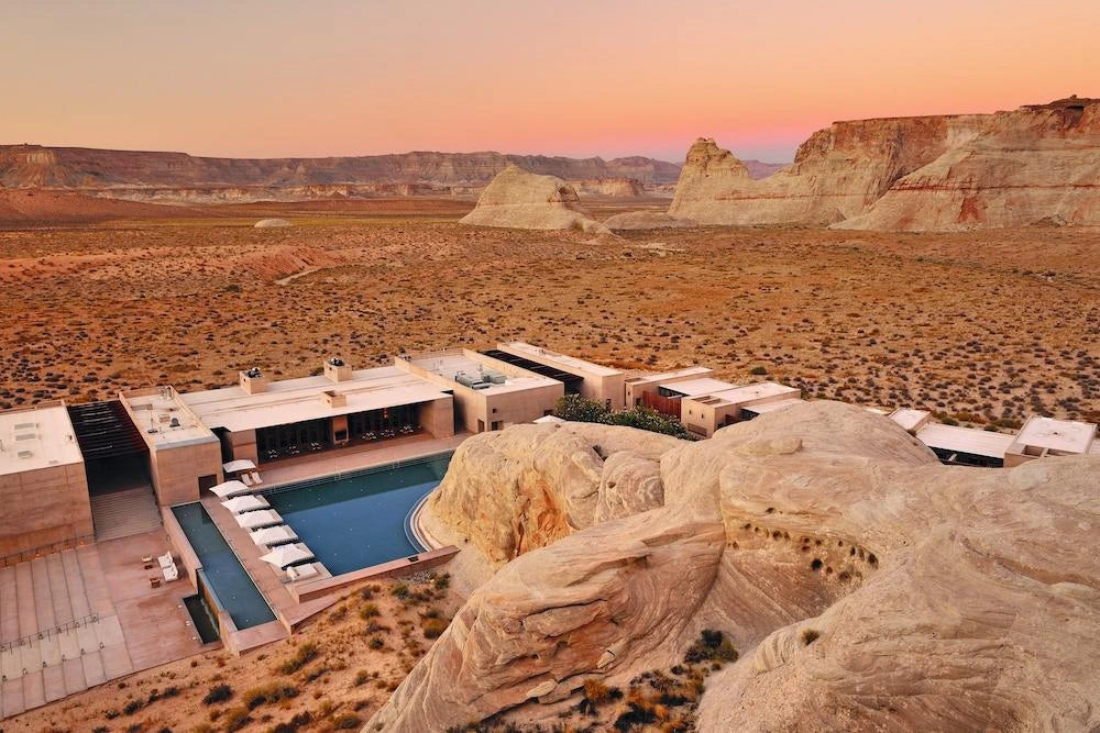 Remote Places To Stay Desert Hotel Scenery
