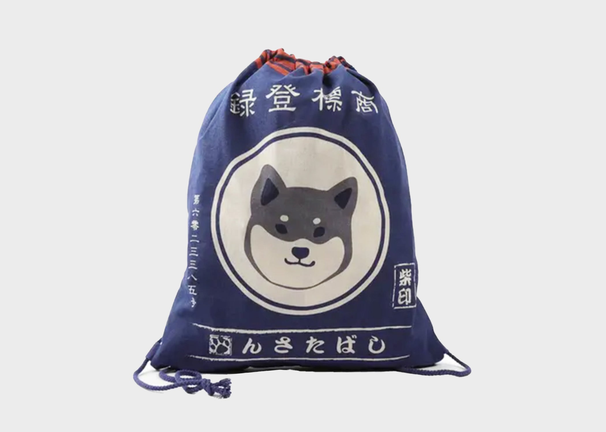 Drawstring Tote Shiba