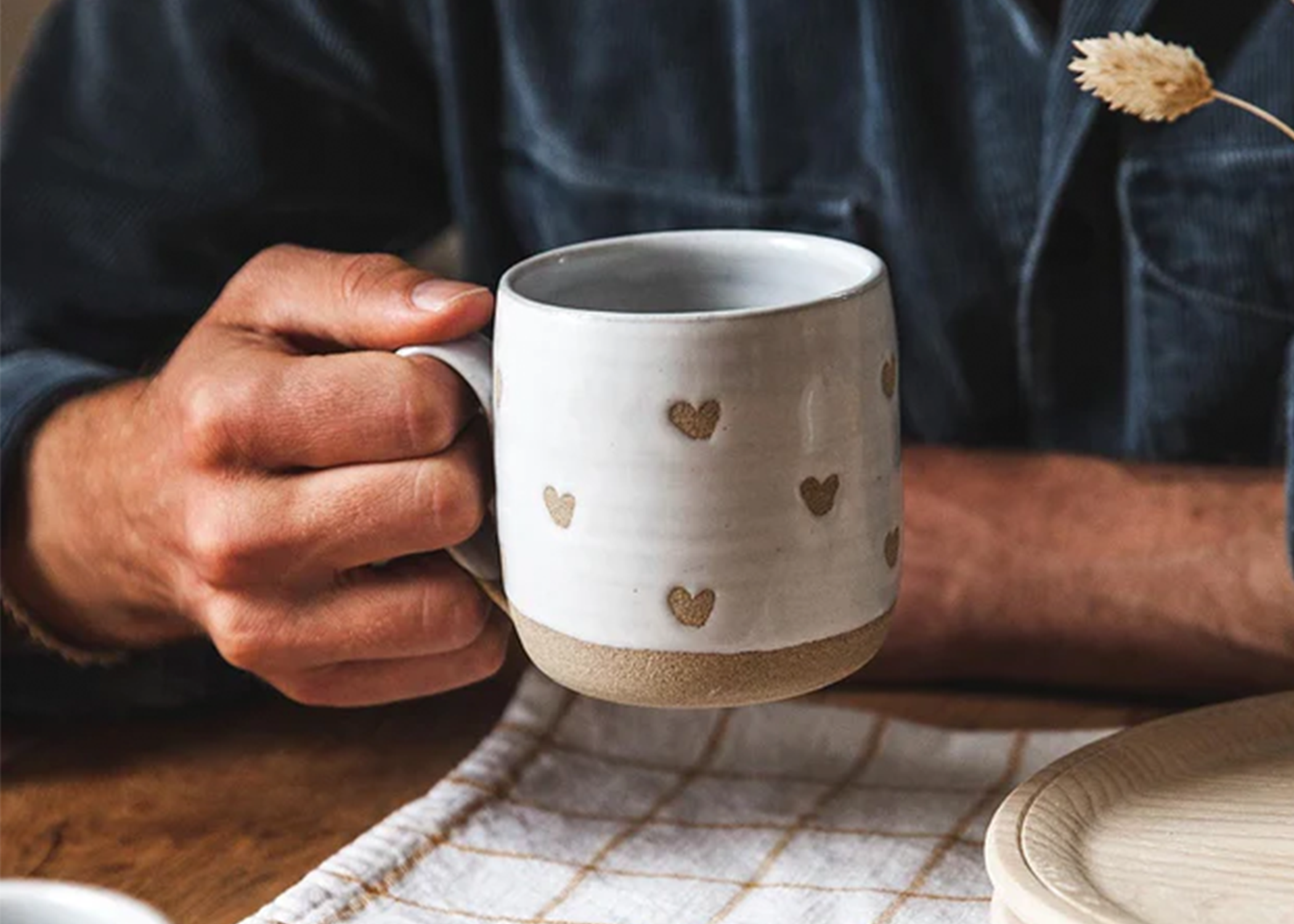 Confetti Heart Mug