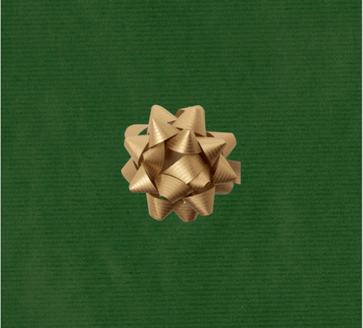 Green Kraft Wrapping Paper —