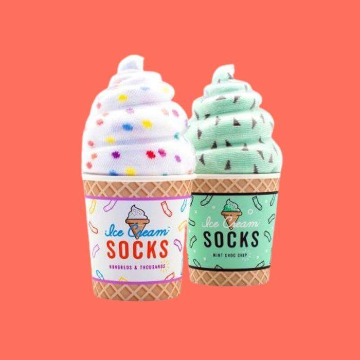 Ice Cream Socks - Hundreds & Thousands