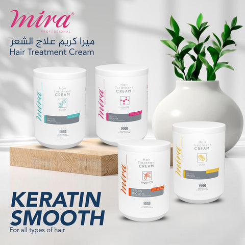 Mira Hair care treatment cream - keratin smooth - al basel cosmetics