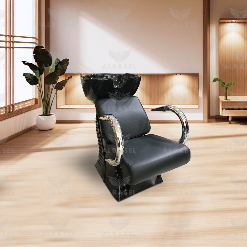 Salon Shampoo Chair Black