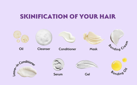 Skinification of hair- healthy scalp care