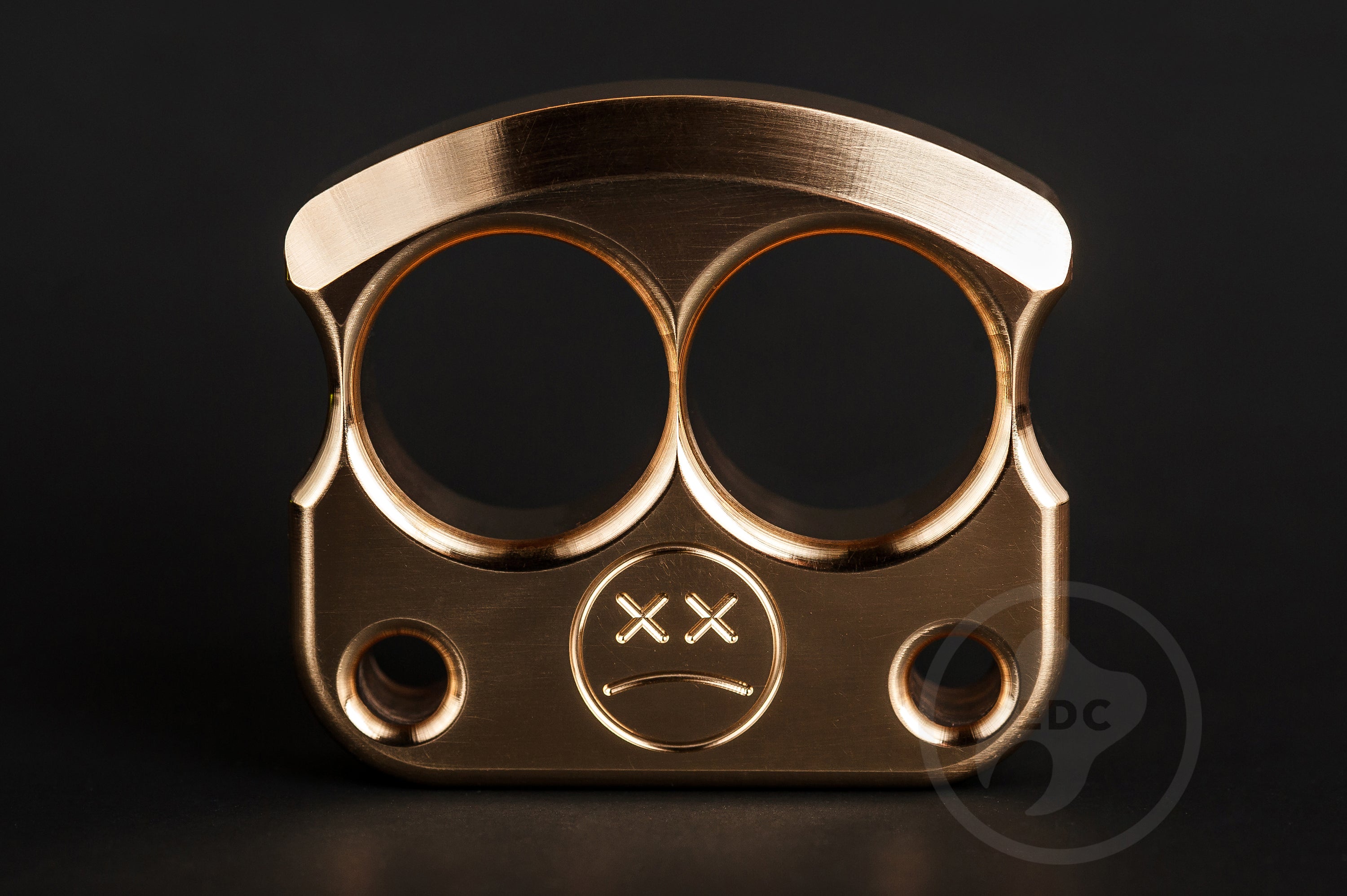 2 Finger Brass Knuckles DFK 01 Polished, EDCCraft