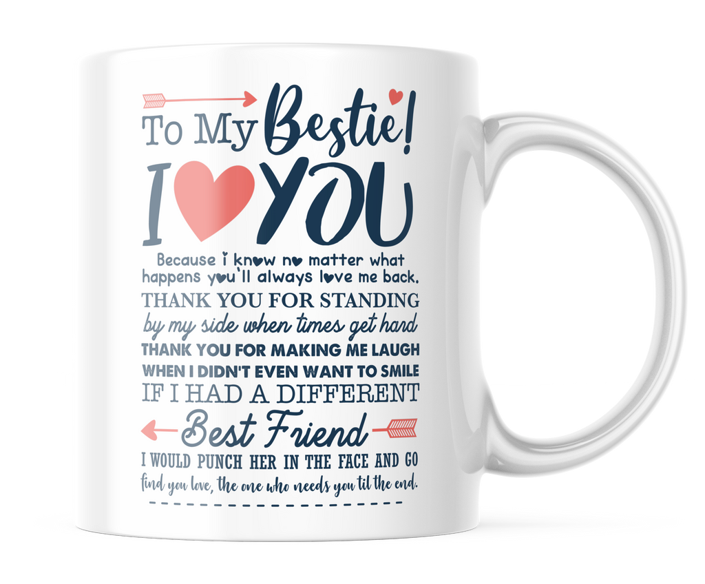 To My Bestie BFF Coffee Cup Cute