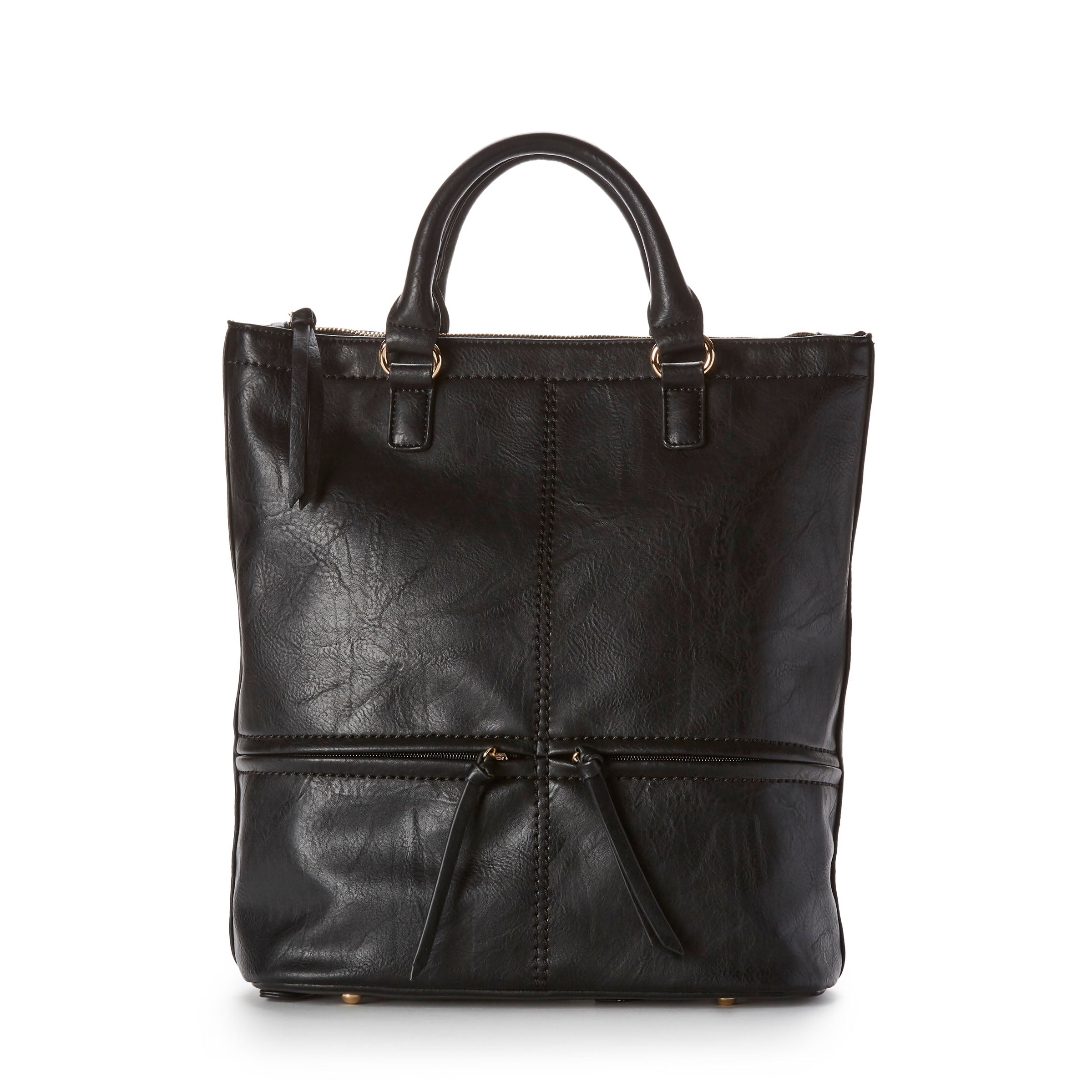 leather tote backpack