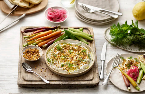 Labneh Dip and Flatbread recipe