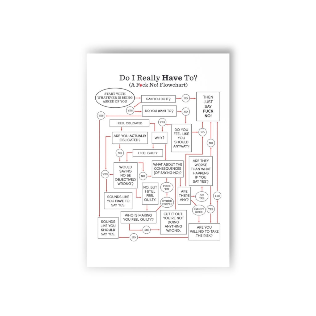 do-i-really-have-to-flowchart-postcards-10pcs-no-f-cks-given