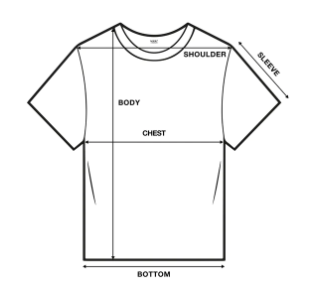 Tee-shirts Dimensions Erstwhile