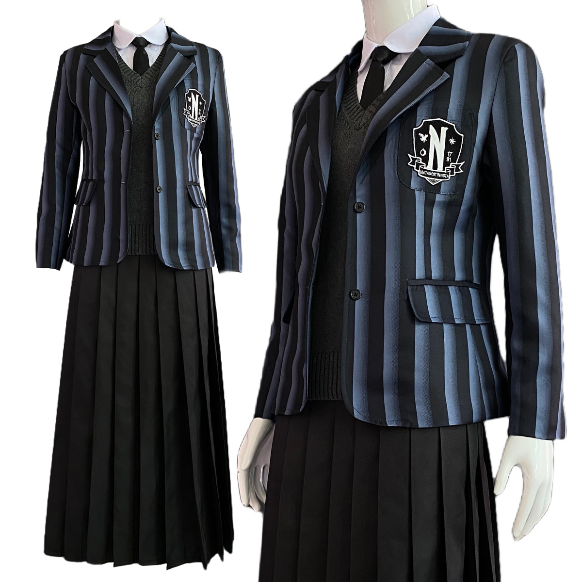 HOLOUN Pre-sale Wednesday Addams Family Nevermore Academy Cosplay Cost ...