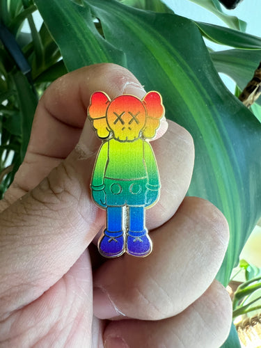 HypeBeast KAWS Independence Day Enamel Pin