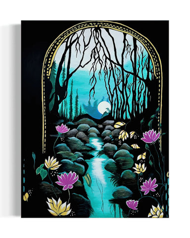 ENCHANTED BROOK | ORIGINAL painting by Sonia MalBoeuf