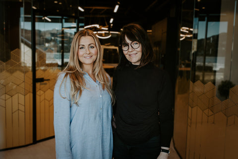 bbhugme Founders. From left: Ann Kristin Homdrum and Hilde Tavares