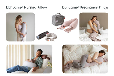 difference between bbhugme pregnancy pillow and nursing pillow