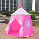 Lovely Castle Foldable Kids Tent Ger Yurt Indoor Outdoor Playhouse Game House - Ecart