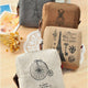 Vintage Women Girl Linen Eiffel Tower Bike Coin Purse Mini Wallet Card Holders