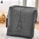 Vintage Women Girl Linen Eiffel Tower Bike Coin Purse Mini Wallet Card Holders - Ecart