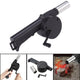 Powerful Hand Crank Barbecue BBQ Fire Fan Air Blower Bellow Outdoor Camping Tool
