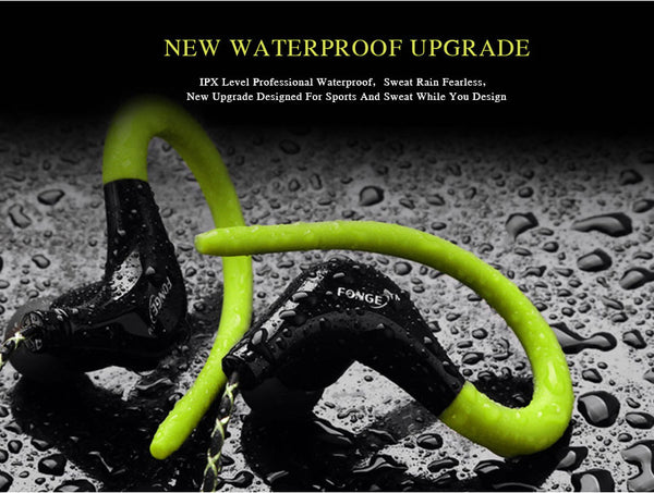 3.5mm Sport Earphone Super Stereo Headsets Sweatproof Running Headset with Mic Ear Hook for All Mobile Phone - Ecart