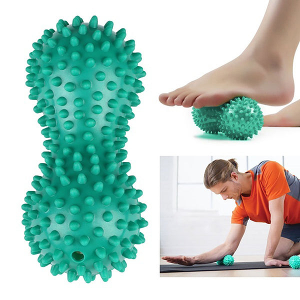 Peanut Shape Massage Yoga Fitness Ball PVC Stress Relief Body Hand Foot Massager - Ecart