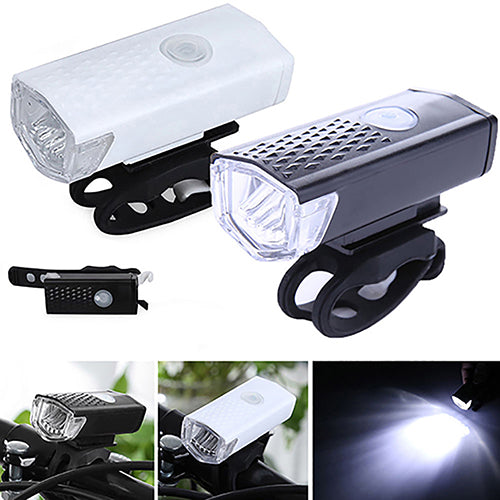 300LM Cycling Bicycle LED Lamp USB Rechargeable Bike Front Head Light Torch - Ecart