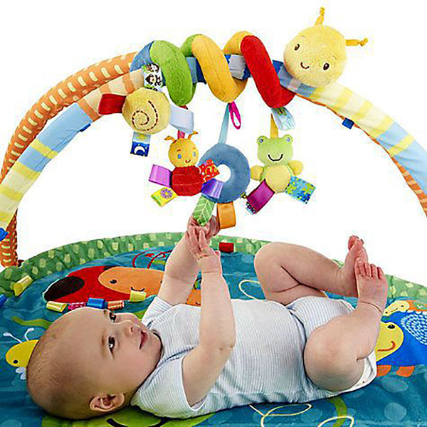 Baby Rattles Children Teether Bed Bell Playing Stroller Hanging Doll Kids Toy - Ecart