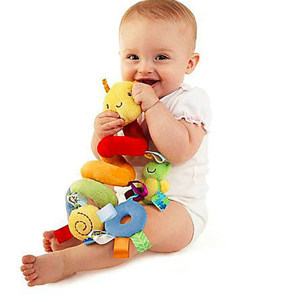 Baby Rattles Children Teether Bed Bell Playing Stroller Hanging Doll Kids Toy - Ecart