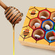 Wooden Hive Games Board 7Pcs Bees Clamp Picking Catching Educational Kids Toy - Ecart