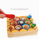 Wooden Hive Games Board 7Pcs Bees Clamp Picking Catching Educational Kids Toy - Ecart