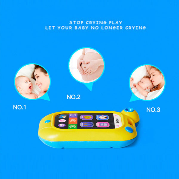 Baby Early Learning Simulation Touch Screen Smart Phone Cellphone Kids Toys - Ecart