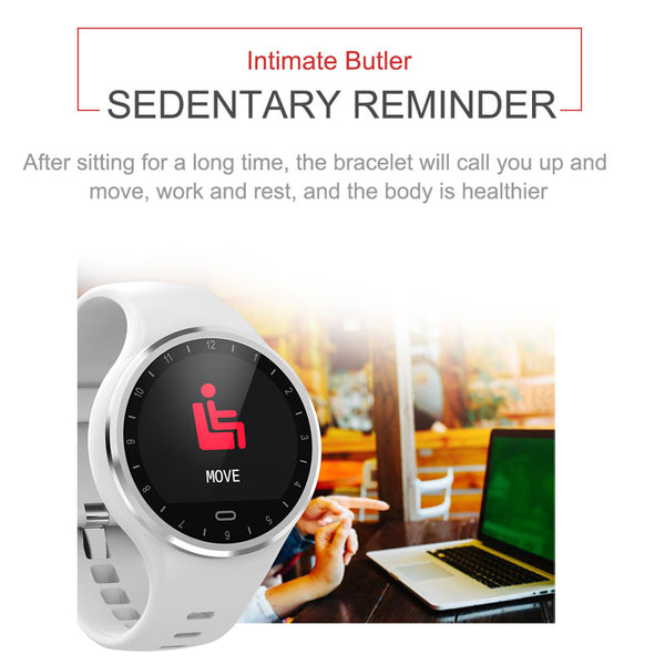 Smart Watch Body Temperature Heart Rate Blood Pressure Monitor Sports Tracker Fitness Men Women Smart Bracelet Smartwatch - Ecart