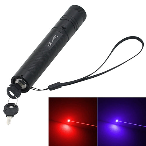 Powerful Military Red Purple Laser Pointer Pen 5mW Burning Lazer Visible Beam - Ecart